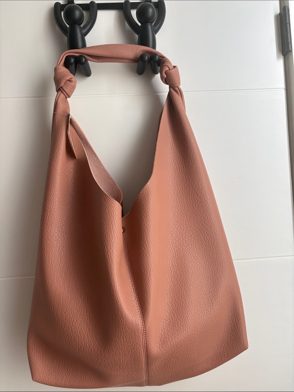 Maeve by Anthropologie  Women's Soft Pebbled Hobo Bag in Dusty Rose